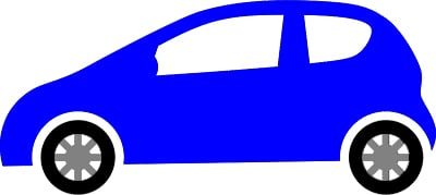 blue car logo