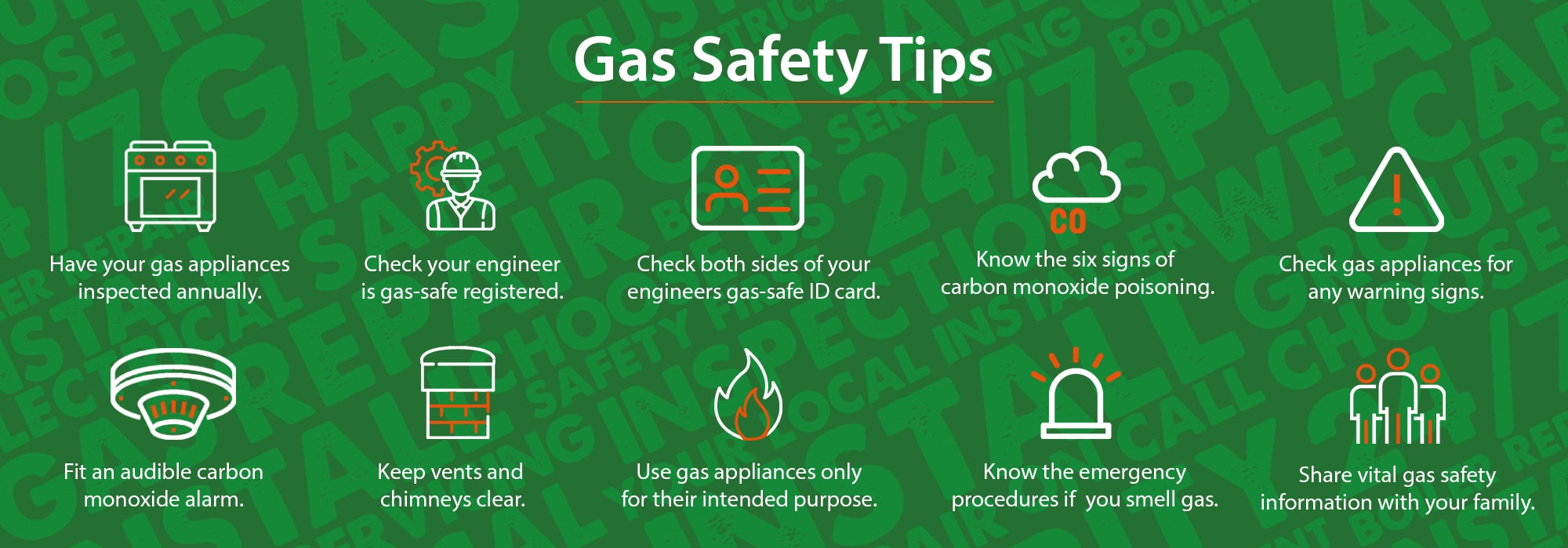 Gas safety tips